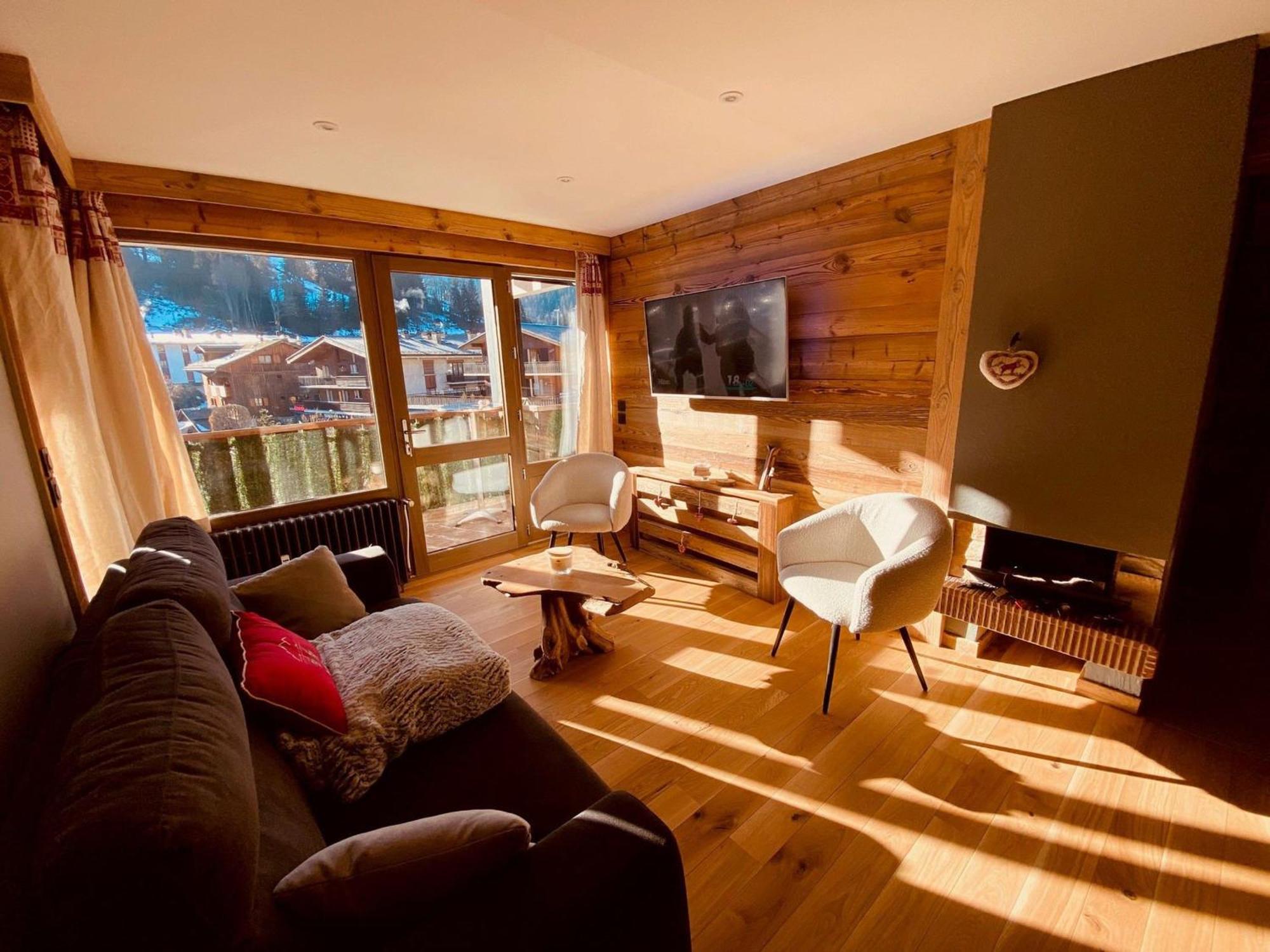 Renove 3* Au Coeur De Avec Balcon Et Parking - Fr-1-459-203 La Clusaz
